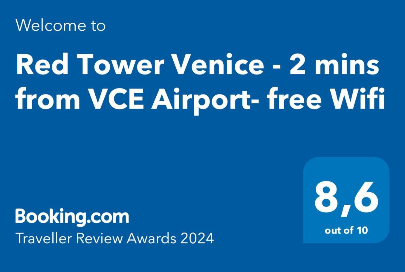 Red Tower Venice Apartment - 2 Mins From Vce Airport- Free Wifi เตสเซรา ภายนอก รูปภาพ